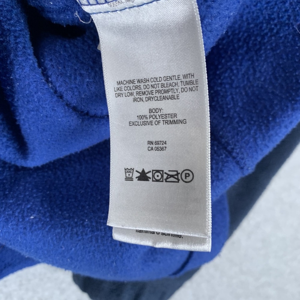 Columbia Fleece Jacket Mens Large Blue Colorblock Full Zip WM3220 Outdoor - Picture 7 of 16